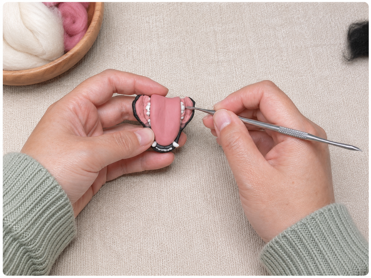 Customized Mouth: Tongue, Teeth, and Tiny Details