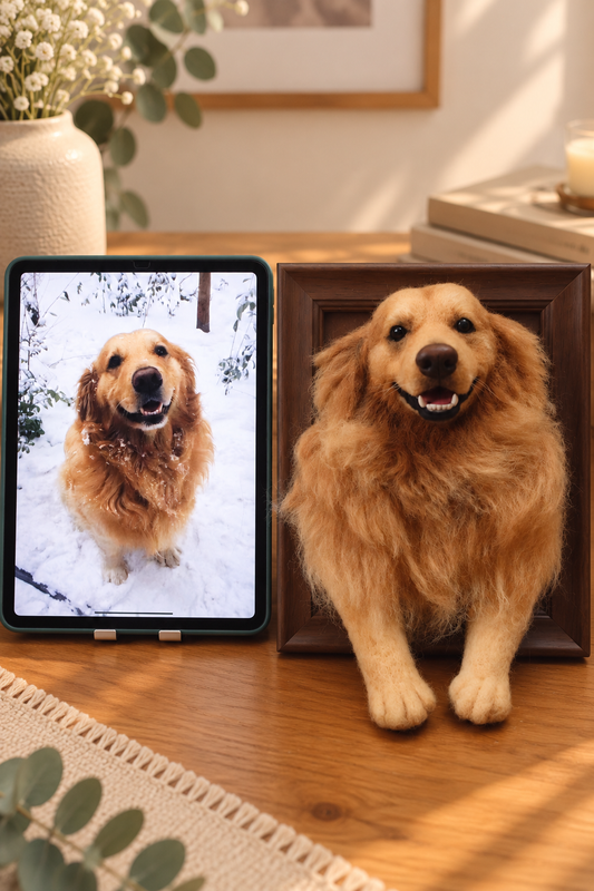 Framed Pet Portrait-Dog
