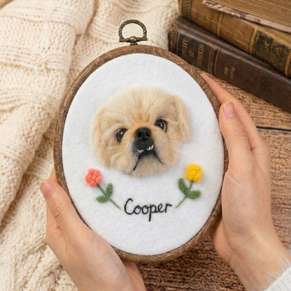 Felted Pet Hoop alternate view